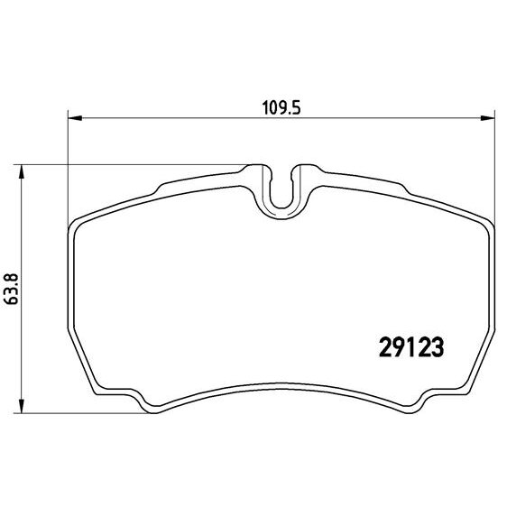 4 Plaquettes De Frein Brembo Pa6023