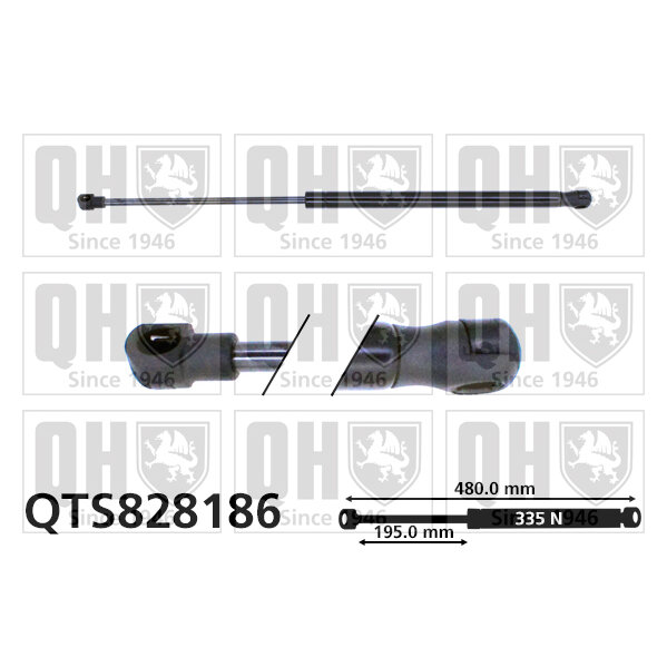 Vérin De Coffre Quinton Hazell Qts828186
