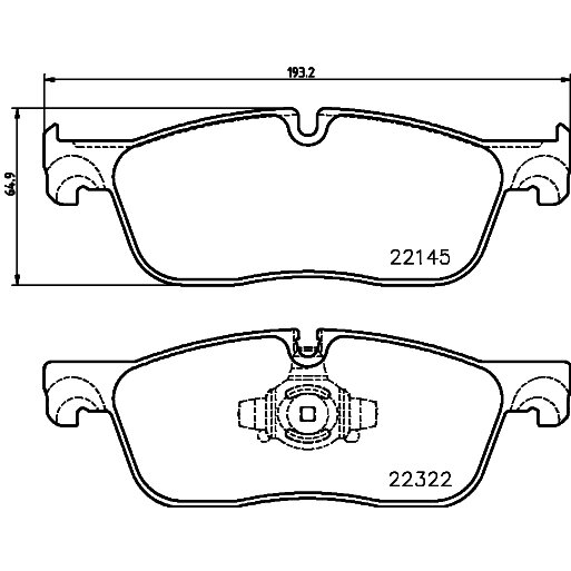 4 Plaquettes De Frein Brembo P 36 035