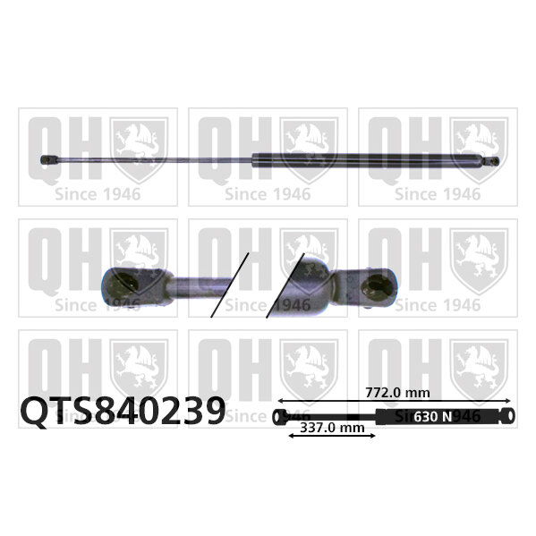 Vérin De Coffre Quinton Hazell Qts840239