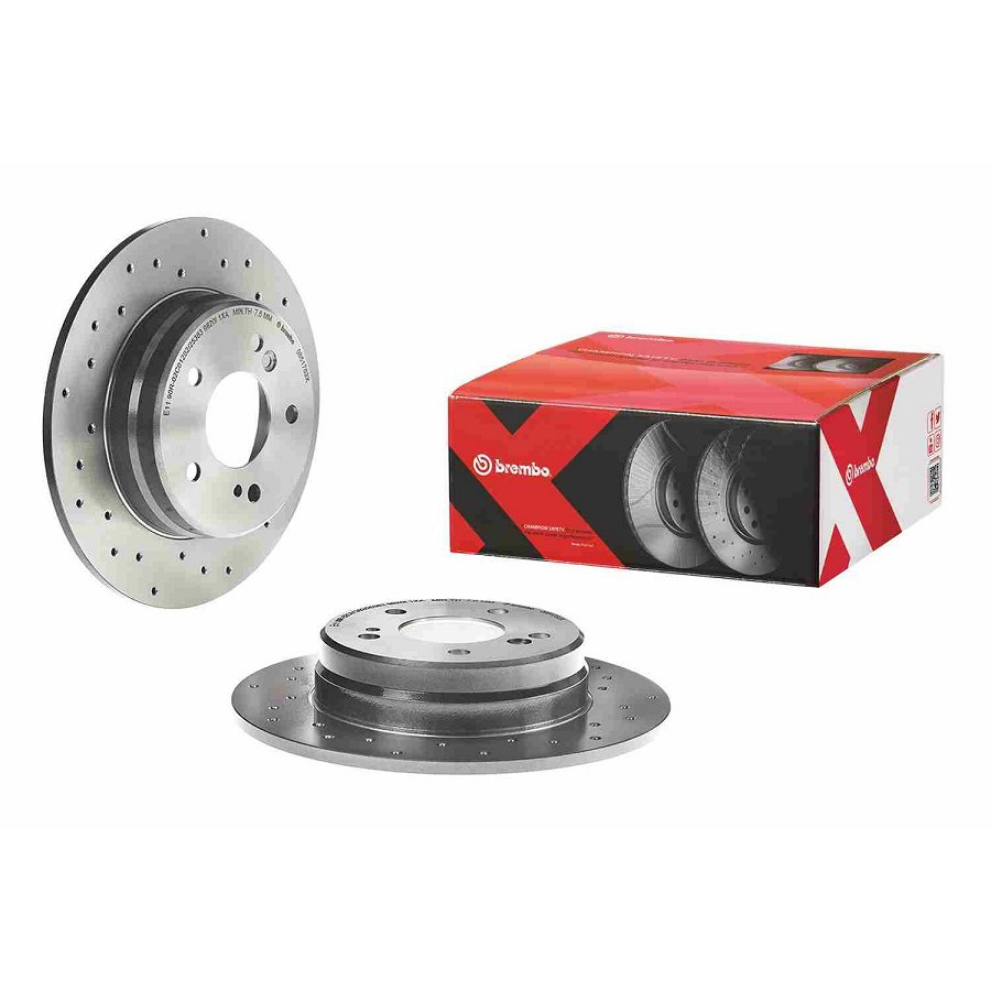 2 Disques De Frein Brembo Xtra Vernis Uv 08.5178.3x