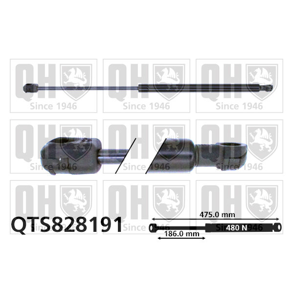 Vérin De Coffre Quinton Hazell Qts828191