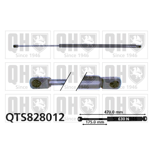 Vérin De Coffre Quinton Hazell Qts828012
