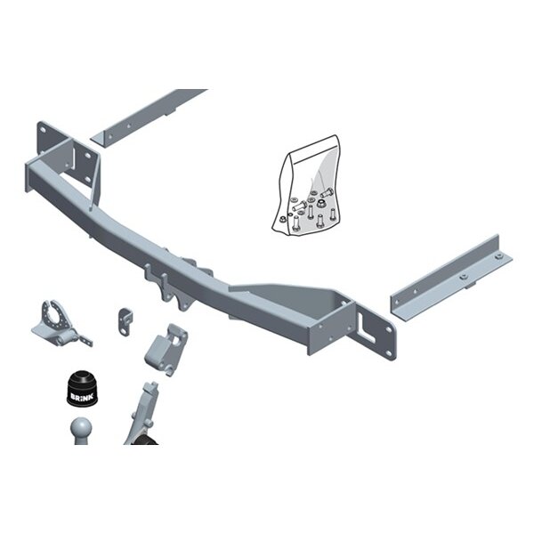 BRINK Attelage ''col De Cygne'' D&eacute;montable Sans Outils  532800