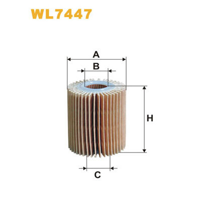 Filtre À Huile Wix Wl7447