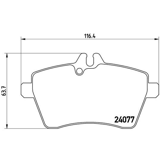 4 Plaquettes De Frein Brembo P50056