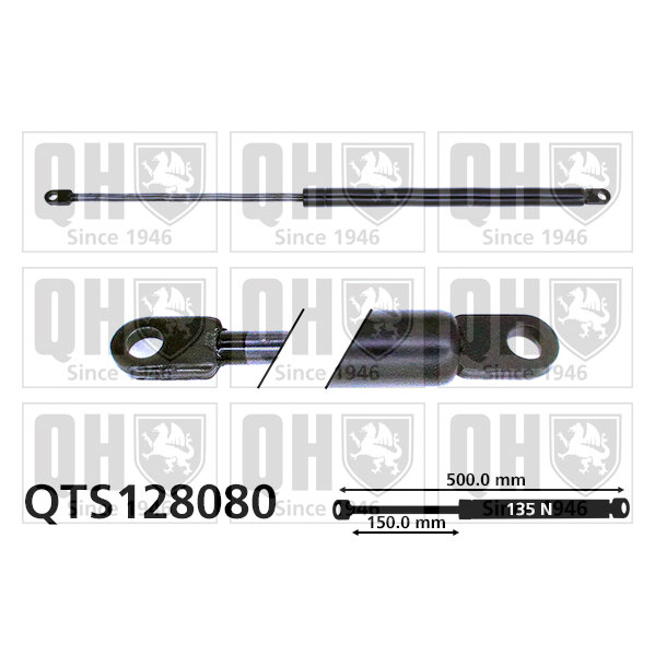 Vérin De Coffre Quinton Hazell Qts128080