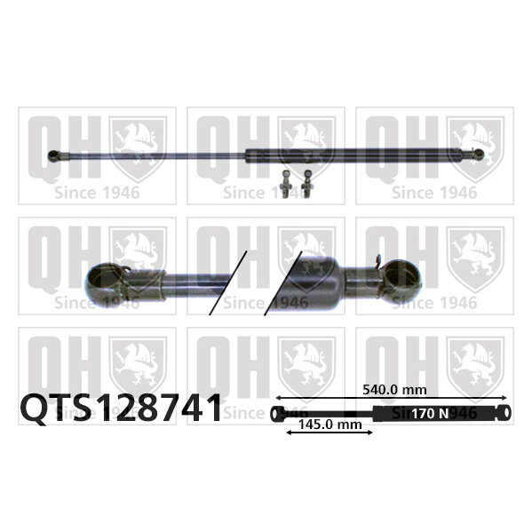 Vérin De Vitre Arrière Quinton Hazell Qts128741