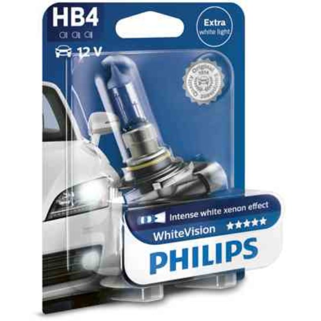 1 Ampoule Philips Hb4 Whitevision 55 W 12,8v
