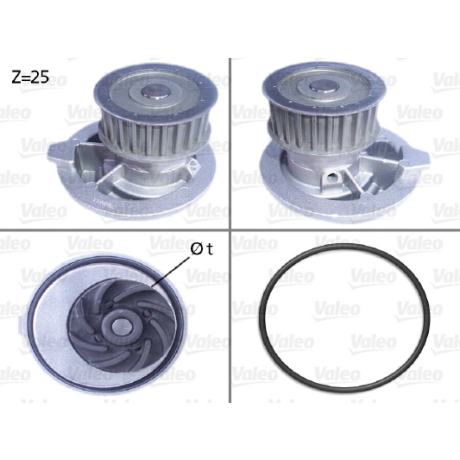 VALEO  Pompe &agrave; eau 506309 OPEL CALIBRA