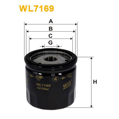 Filtre À Huile Wix Wl7169