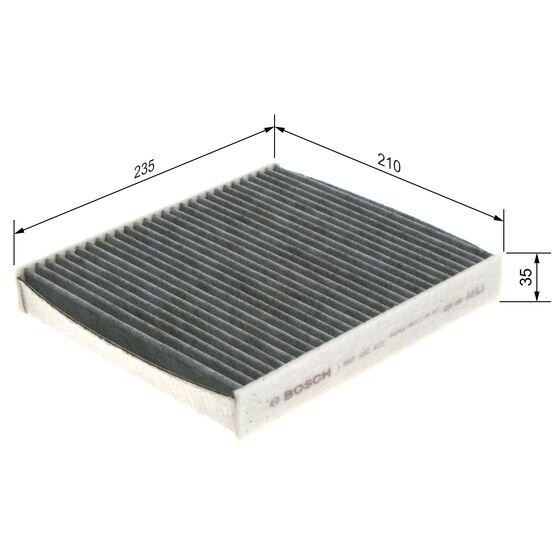 Filtre D'habitacle À Charbon Actif Bosch R2413