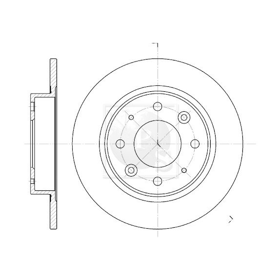 1 Disque De Frein Nps K331a01
