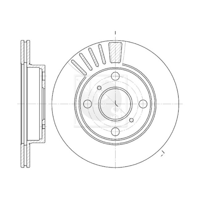 1 Disque De Frein Nps T330a73