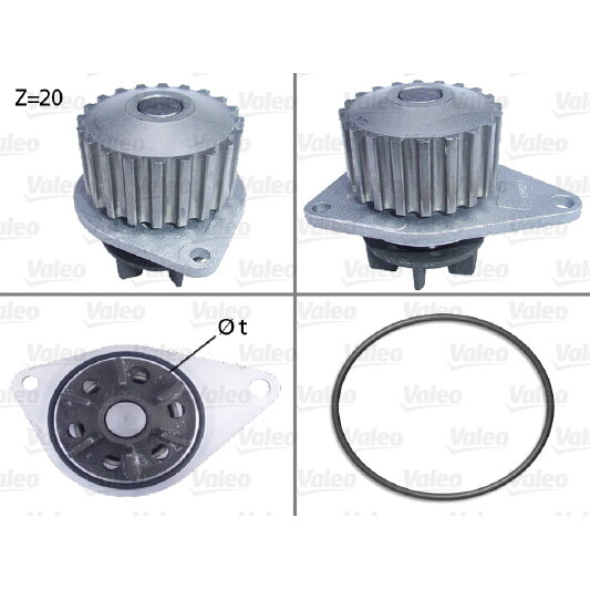 Pompe À Eau Valeo 506035