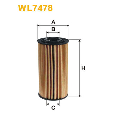 Filtre À Huile Wix Wl7478