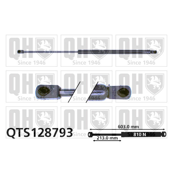 Vérin De Coffre Quinton Hazell Qts128793