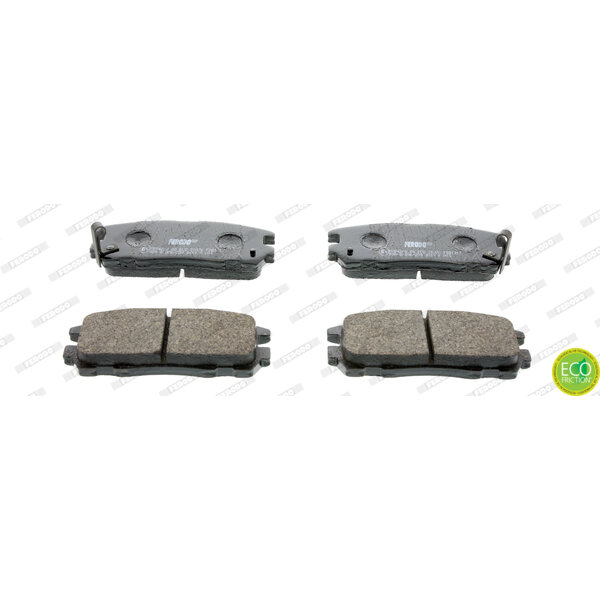 4 Plaquettes De Frein Ferodo Fdb1017