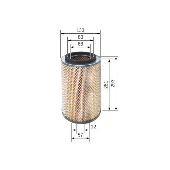 Filtre À Air Bosch S0186