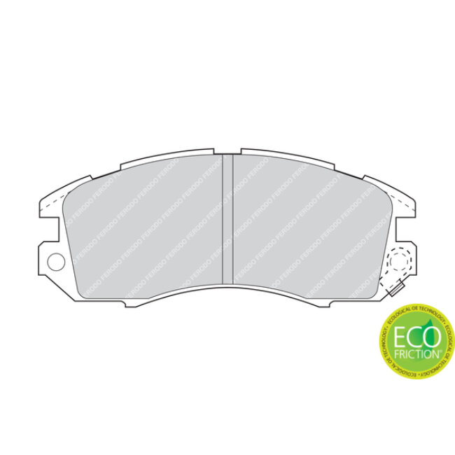 4 Plaquettes De Frein Ferodo Fdb789