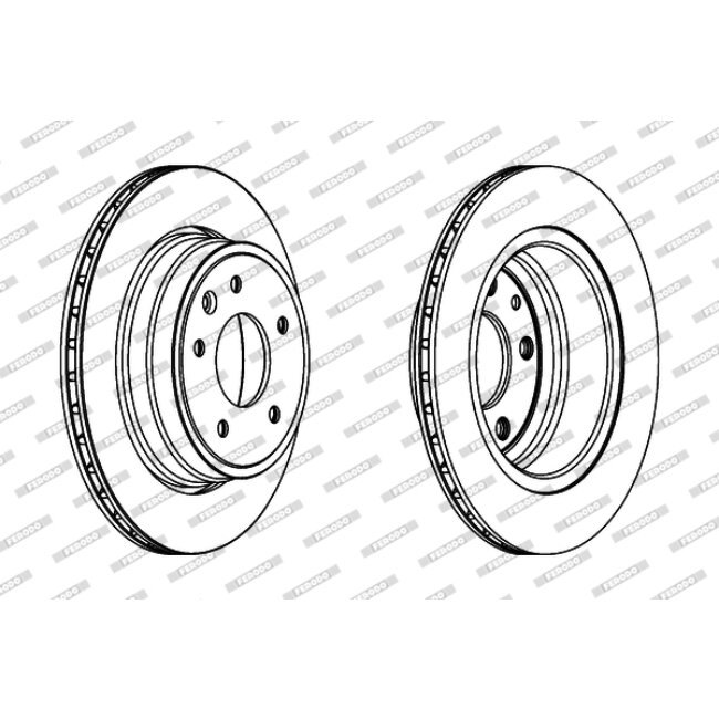 2 Disques De Frein Ferodo Ddf1004