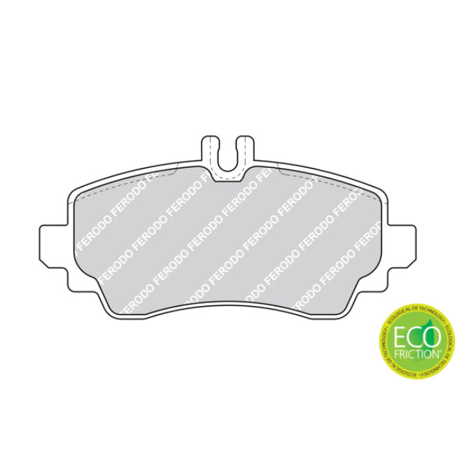 4 Plaquettes De Frein Ferodo Fdb1357