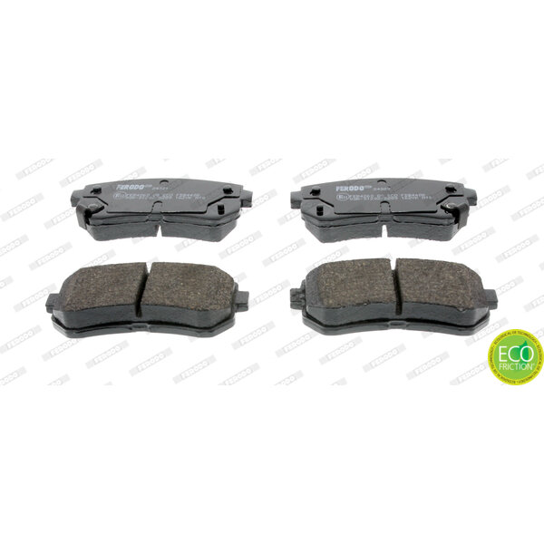 4 Plaquettes De Frein Ferodo Fdb4408