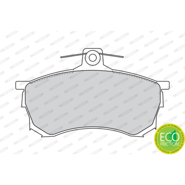 4 Plaquettes De Frein Ferodo Fdb1092