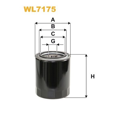 Filtre À Huile Wix Wl7175