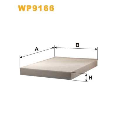 Filtre D'habitacle Standard Wix Wp9166