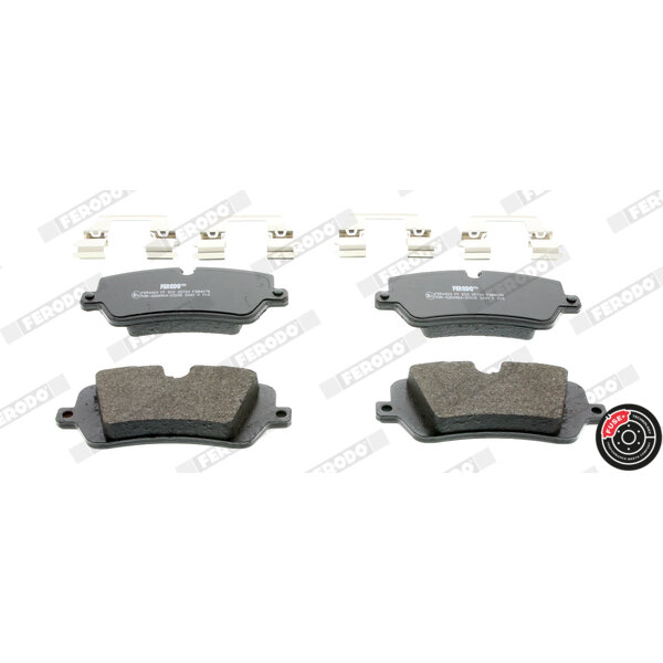 4 Plaquettes De Frein Ferodo Fdb4678