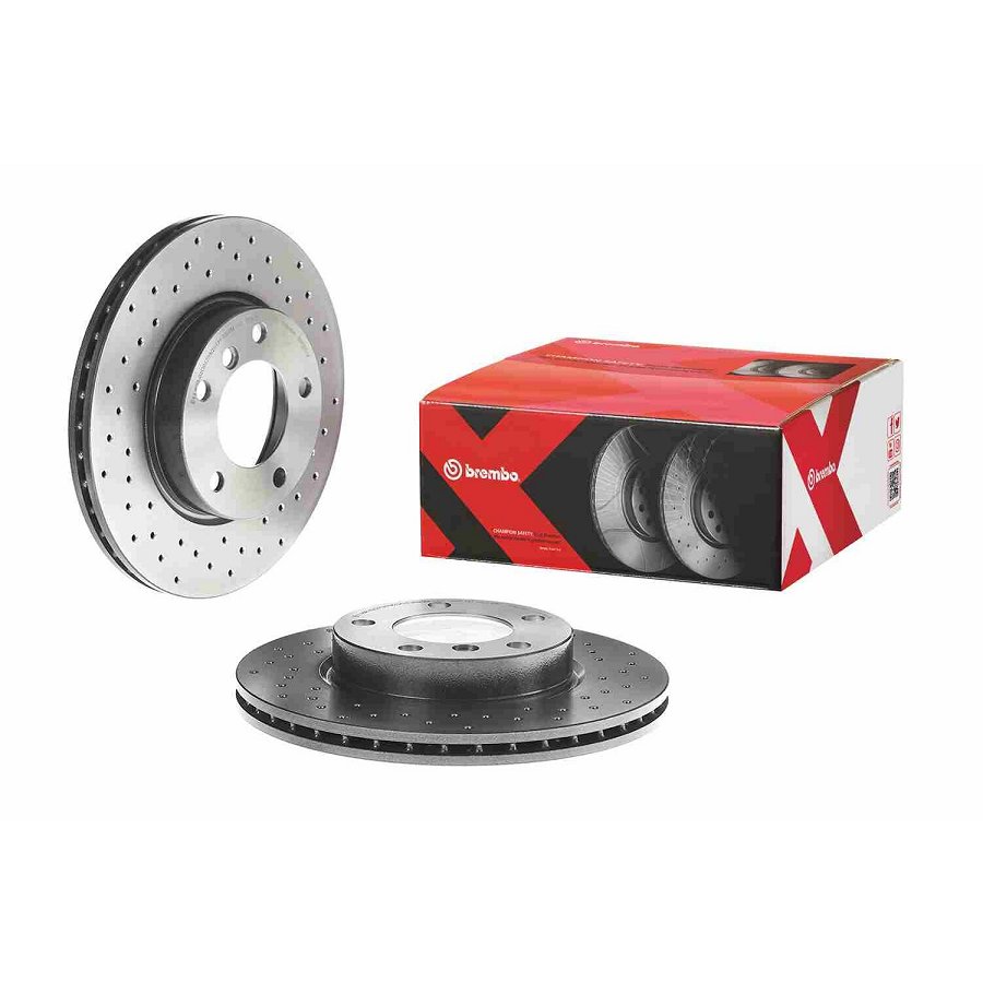 2 Disques De Frein Brembo Xtra Vernis Uv 09.5390.3x