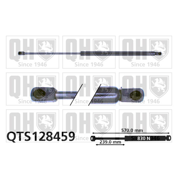 Vérin De Coffre Quinton Hazell Qts128459