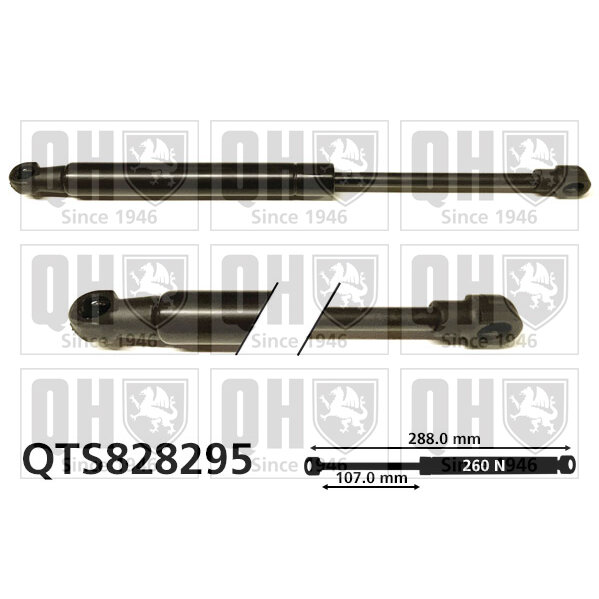 Vérin De Coffre Quinton Hazell Qts828295