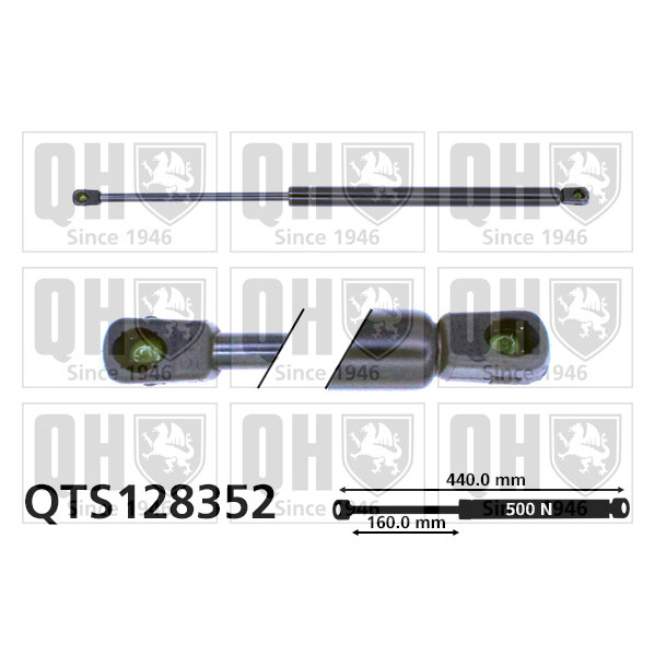 Vérin De Coffre Quinton Hazell Qts128352