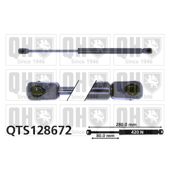 Vérin De Coffre Quinton Hazell Qts128672