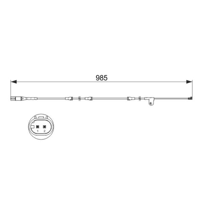 Témoin D'usure Bosch 1987473520