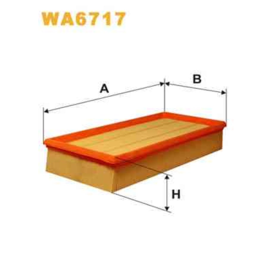 Filtre à Air Wix Réf Wa6717 Norauto