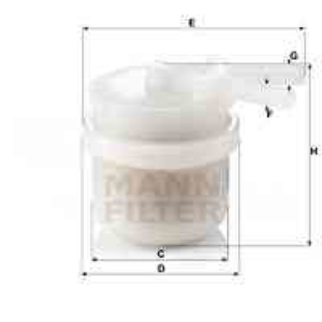 Filtre À Carburant Mann-filter Wk42/10