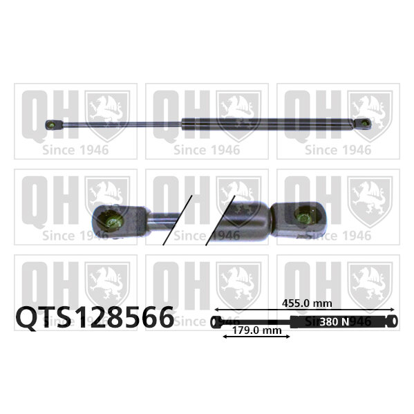 Vérin De Coffre Quinton Hazell Qts128566