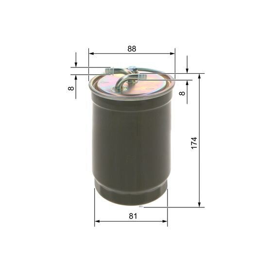 Filtre À Carburant Bosch 0450906172