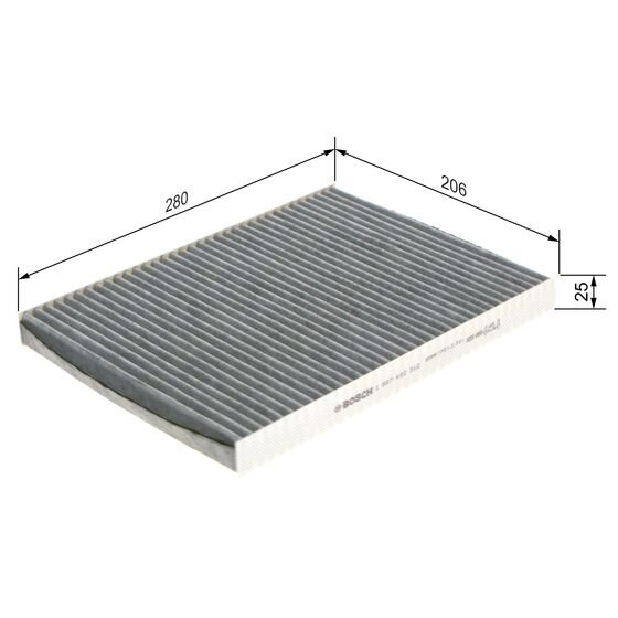 Filtre D'habitacle À Charbon Actif Bosch M5517