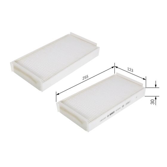 Filtre D'habitacle Pollen Bosch M2020