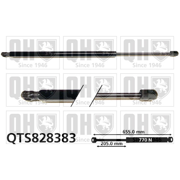 Vérin De Coffre Quinton Hazell Qts828383