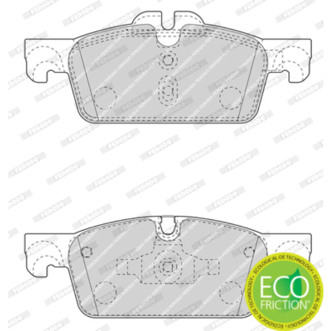 4 Plaquettes De Frein Ferodo Fdb4405