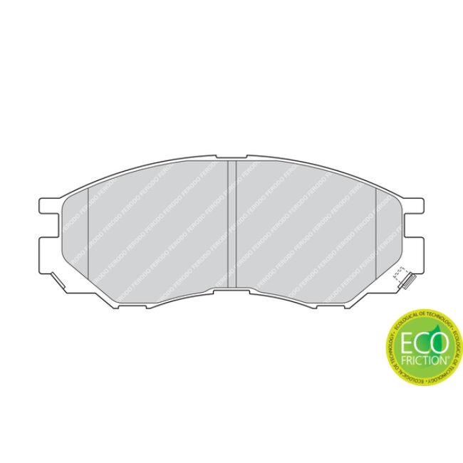 4 Plaquettes De Frein Ferodo Fdb1422