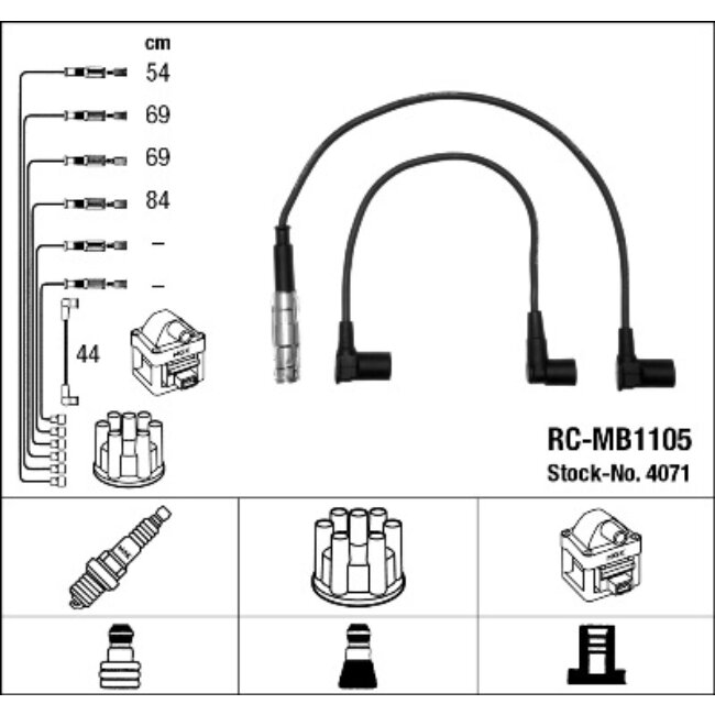 Faisceau D'allumage Ngk Rc-mb1105