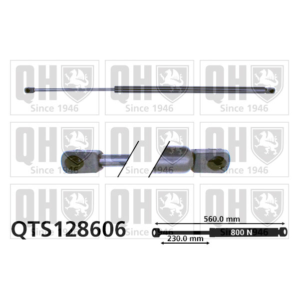 Vérin De Coffre Quinton Hazell Qts128606