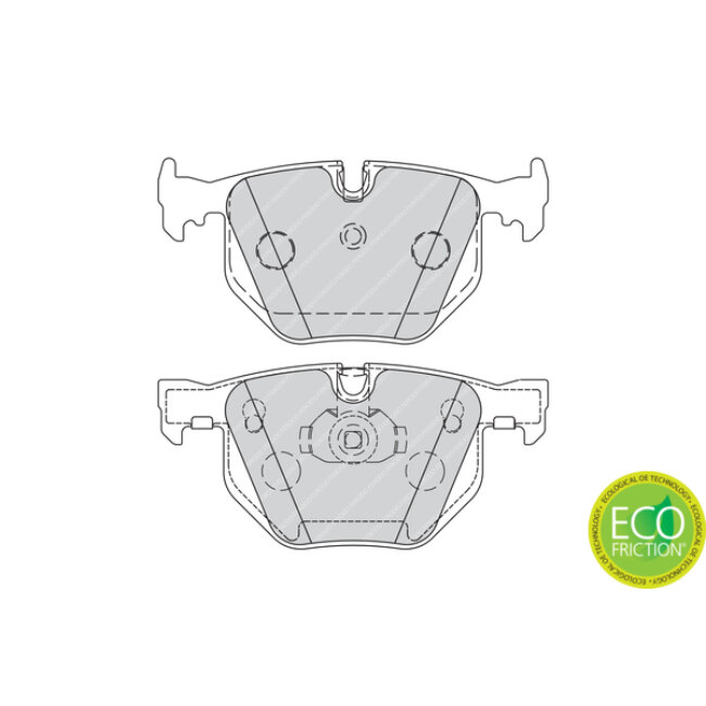 4 Plaquettes De Frein Ferodo Fdb1673