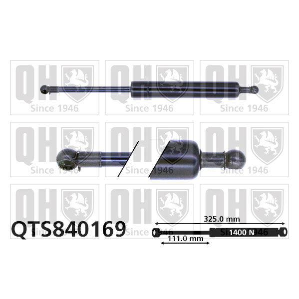 Vérin De Coffre Quinton Hazell Qts840169